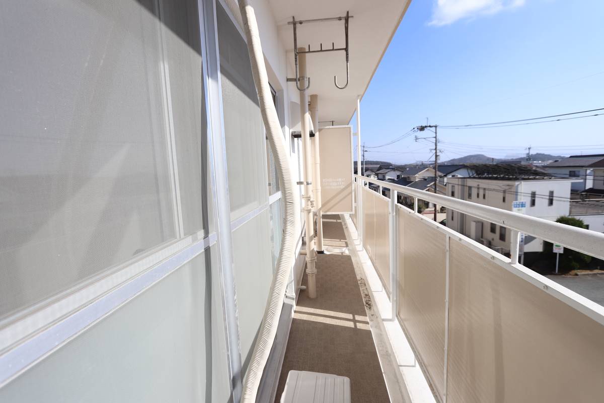 Balcony in Village House Ueki in Kita-ku