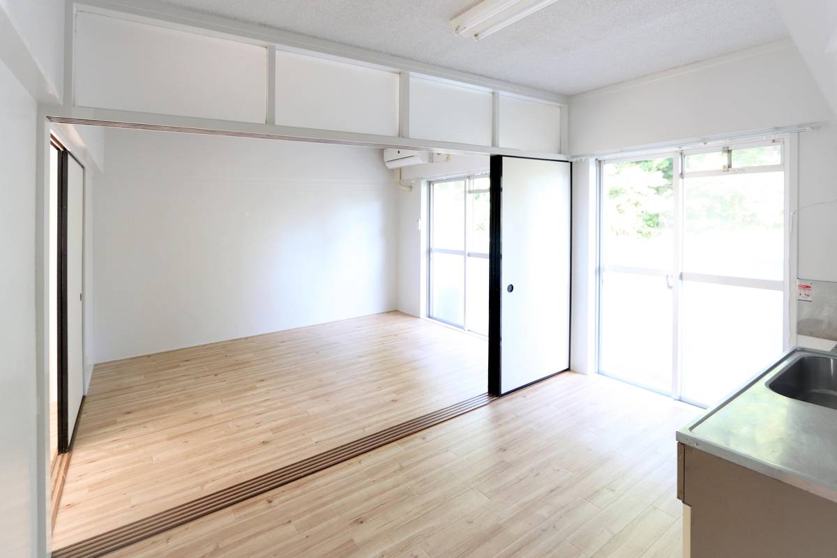 諫早市ビレッジハウス若葉Ⅱのリビング