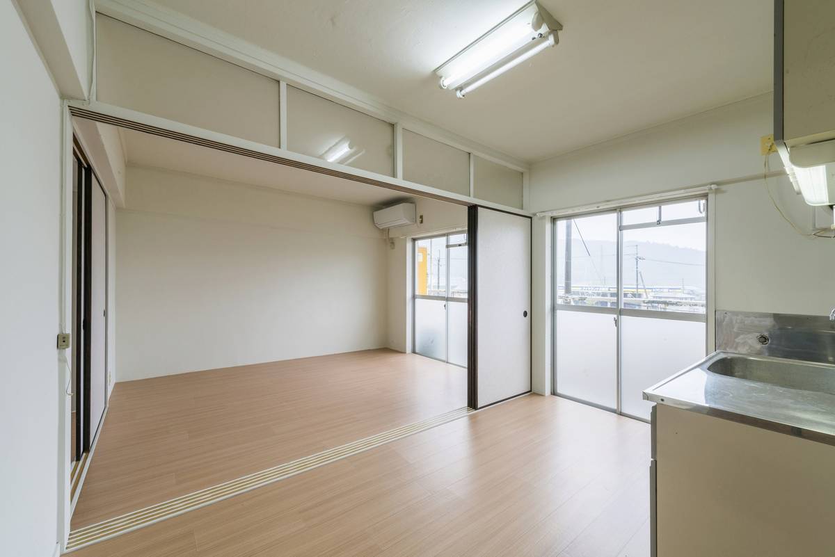 Ruang Tamu di Village House Wakaba 2 di Isahaya-shi