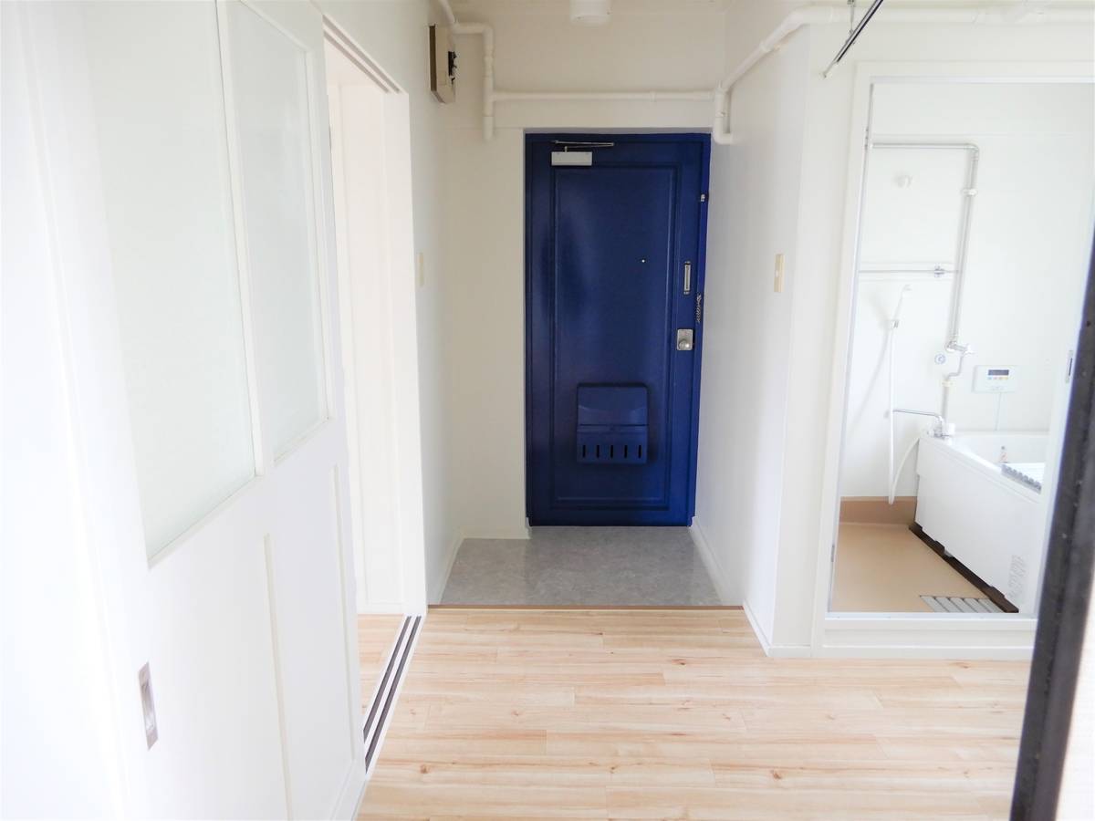 諫早市ビレッジハウス若葉Ⅱの玄関