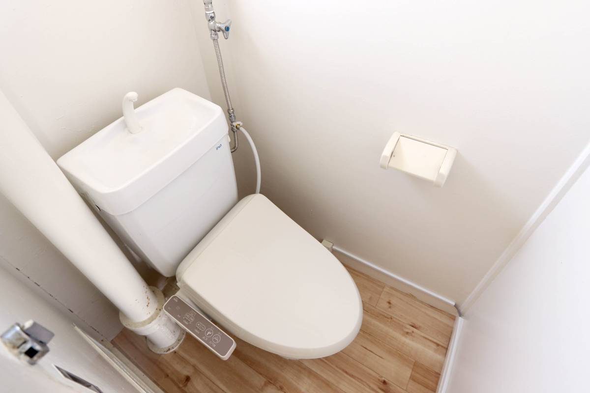 Toilet in Village House Shiranui in Uki-shi