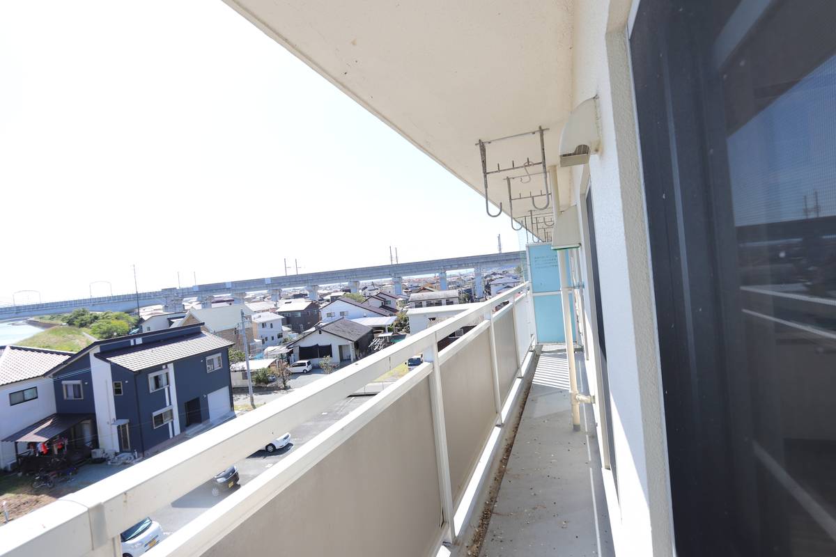 Balcony in Village House Shiranui in Uki-shi