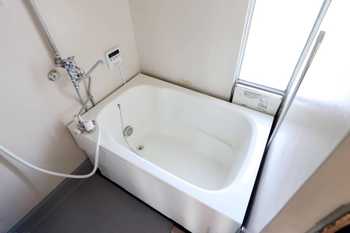 Phòng tắm của Village House Omuta ở Omuta-shi
