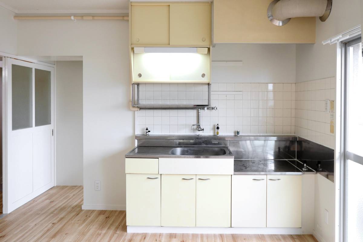 Onga-gun ရှိ Village House Mizumaki ၏ မီးဖိုချောင်