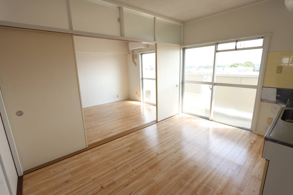 Living Room in Village House Amagi Hitotsugi in Asakura-shi
