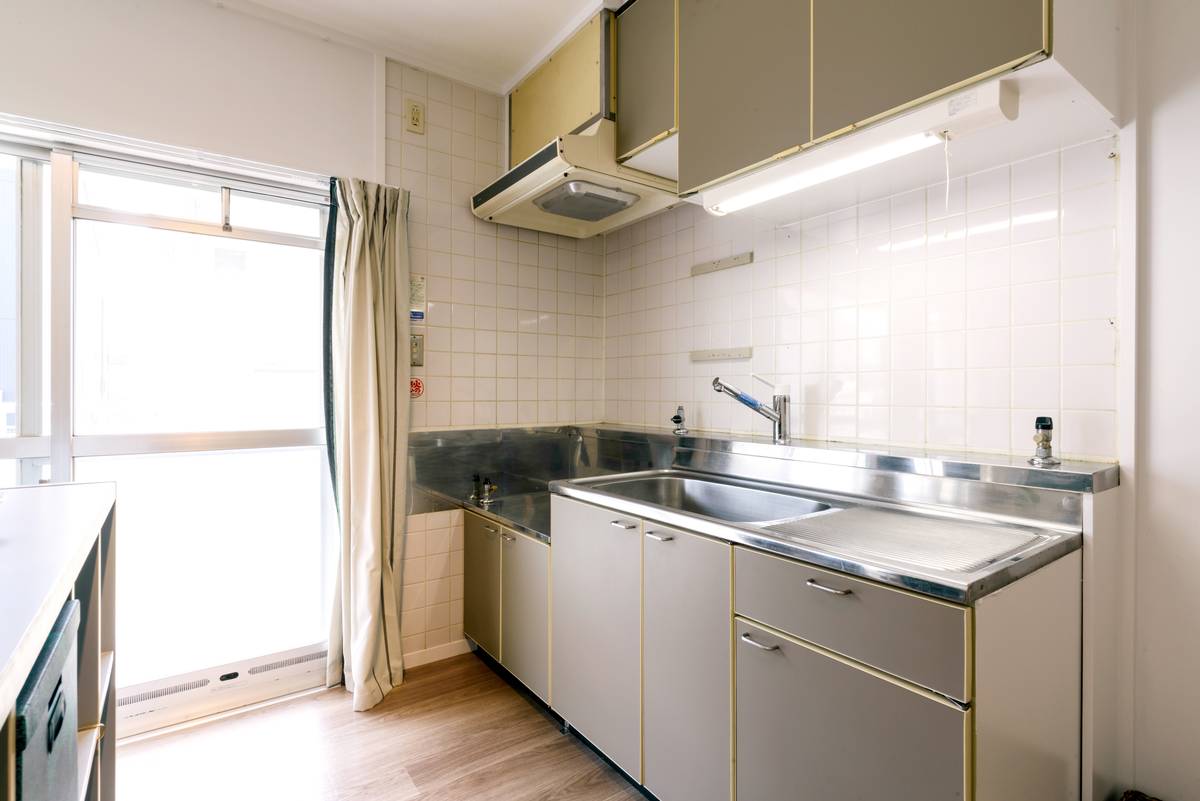 Yanagawa-shi ရှိ Village House Mitsuhashi ၏ မီးဖိုချောင်