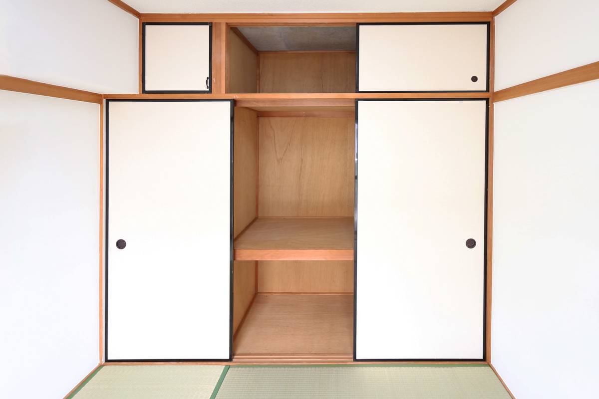 Storage Space in Village House Sencho in Yatsushiro-shi