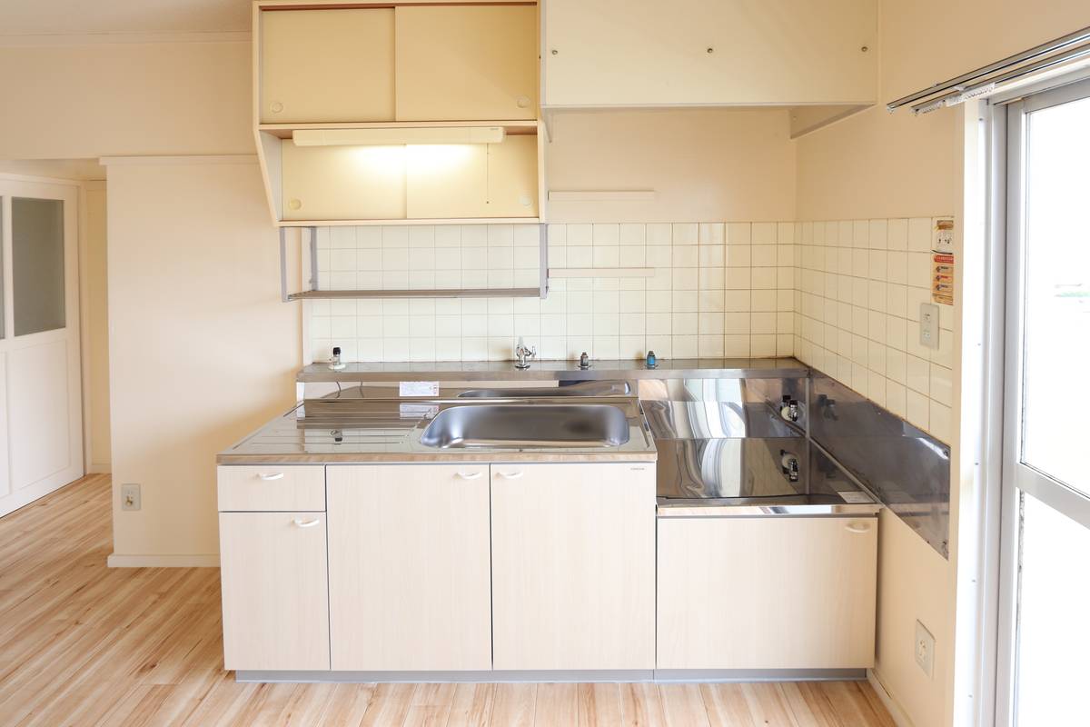 Kitchen in Village House Sencho in Yatsushiro-shi