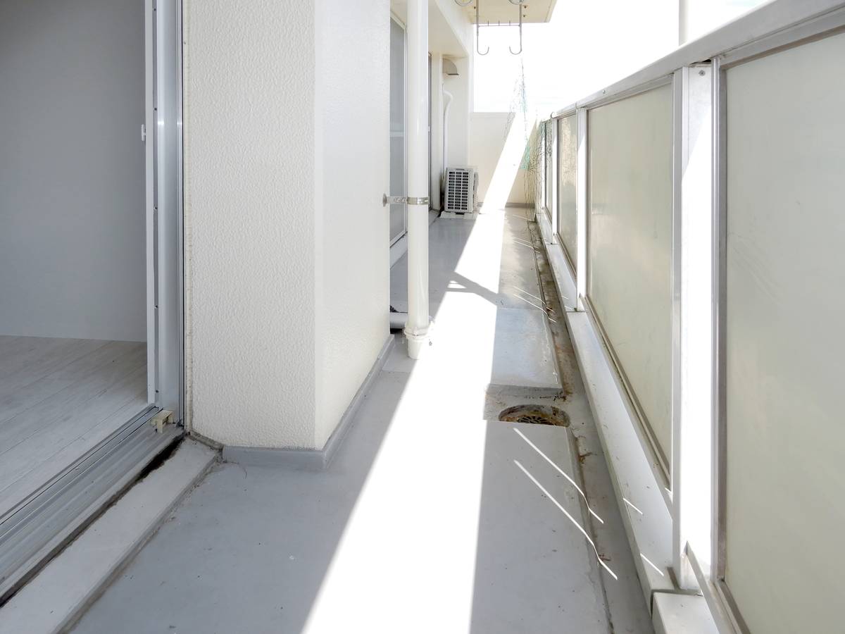 柳川市ビレッジハウス大和Ⅱのバルコニー