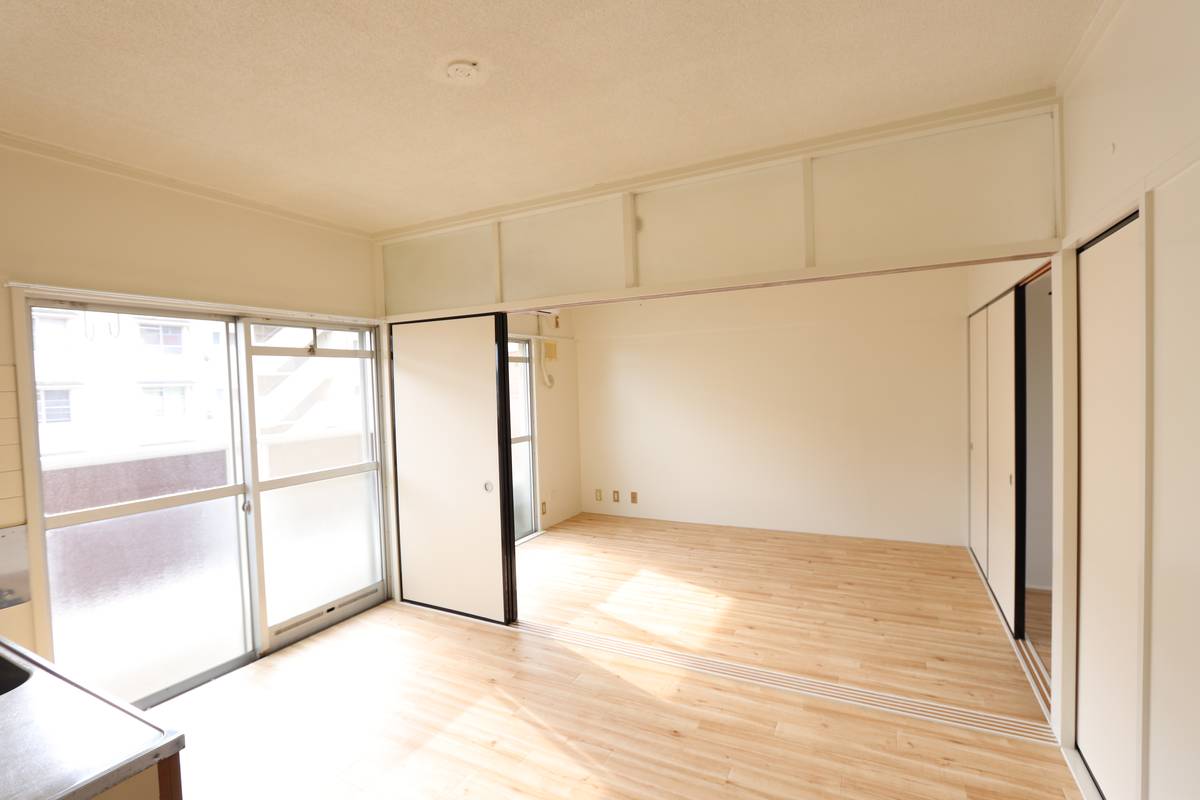 Phòng khách của Village House Shimo Hirokawa ở Yame-gun