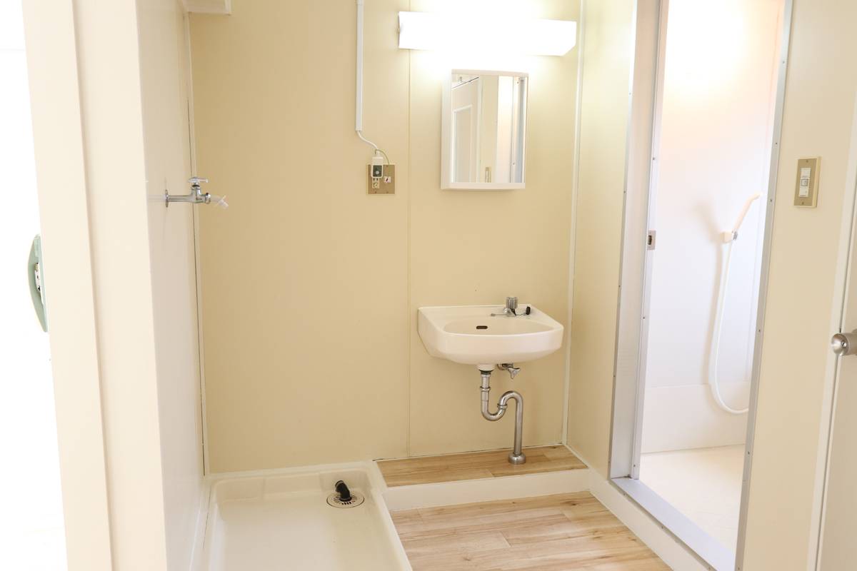 Bồn rửa mặt của Village House Shimo Hirokawa ở Yame-gun