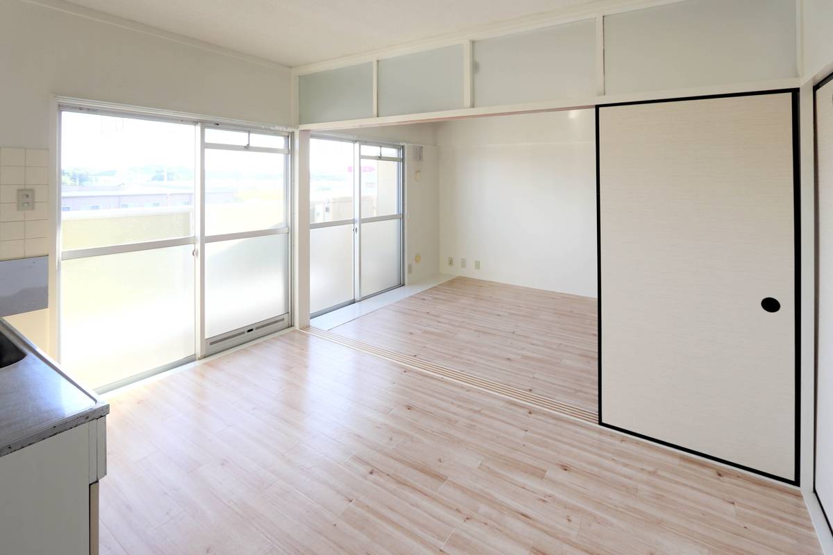 Phòng khách của Village House Shimo Hirokawa ở Yame-gun