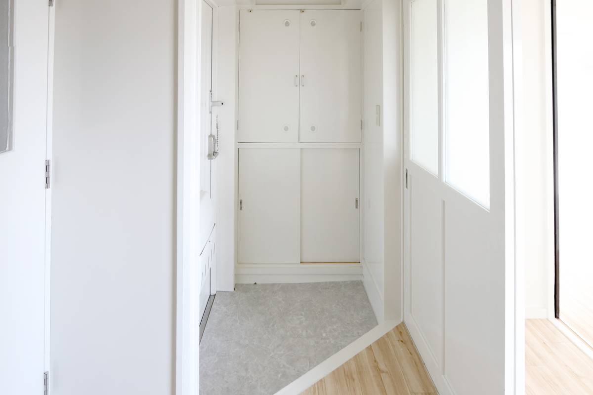 Khu vực cửa ra vào Village House Shimo Hirokawa ở Yame-gun