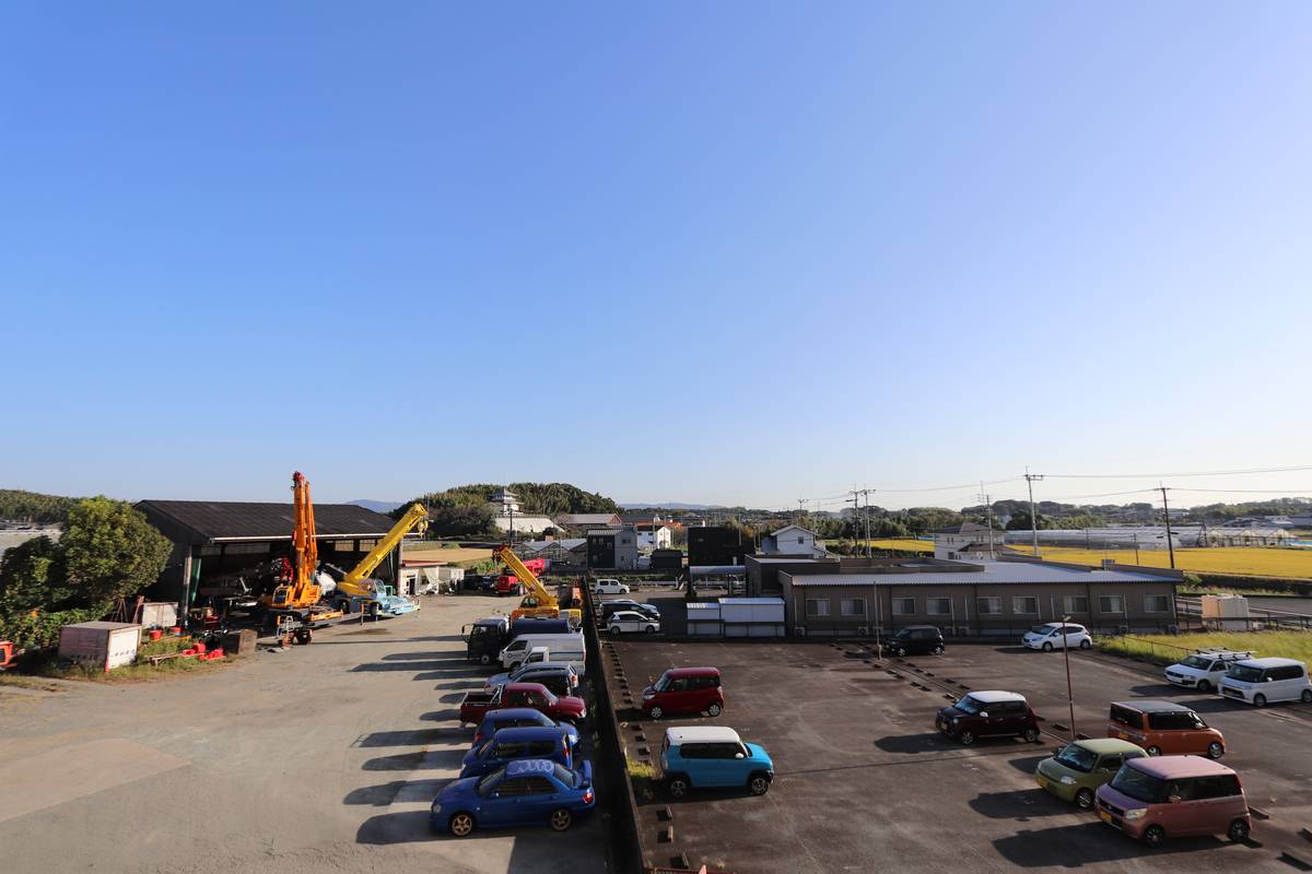 Tầm nhìn từ Village House Shimo Hirokawa ở Yame-gun