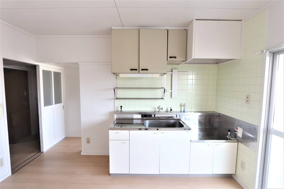 Isahaya-shi मा Village House Tsumizu मा किचन