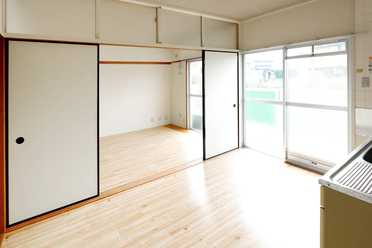 うきは市ビレッジハウス吉井Ⅱのリビング