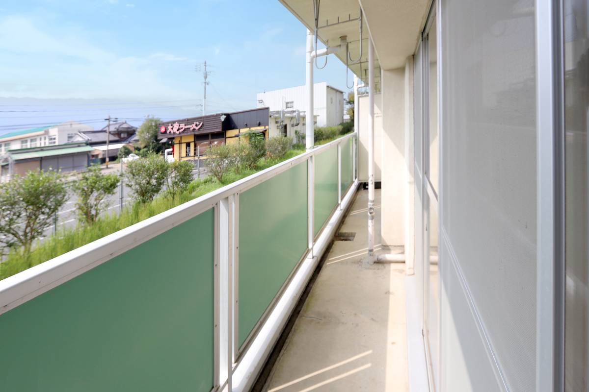 うきは市ビレッジハウス吉井Ⅱのバルコニー