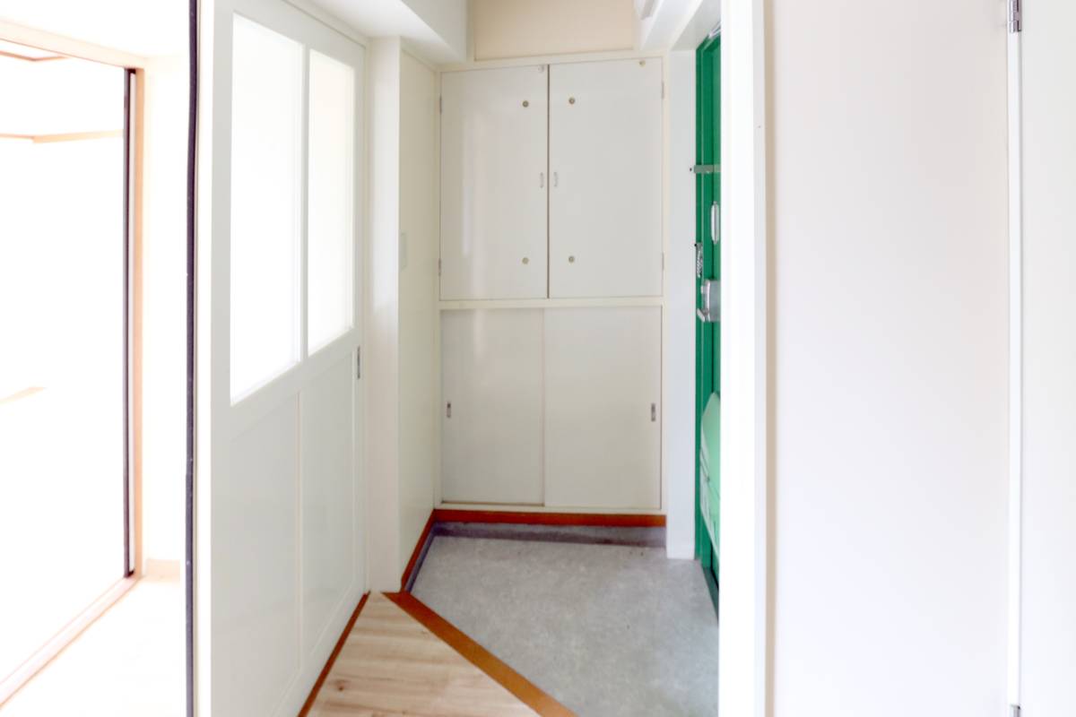 うきは市ビレッジハウス吉井Ⅱの玄関