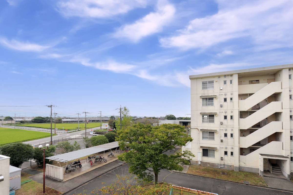 Tầm nhìn từ Village House Ooki ở Mizuma-gun