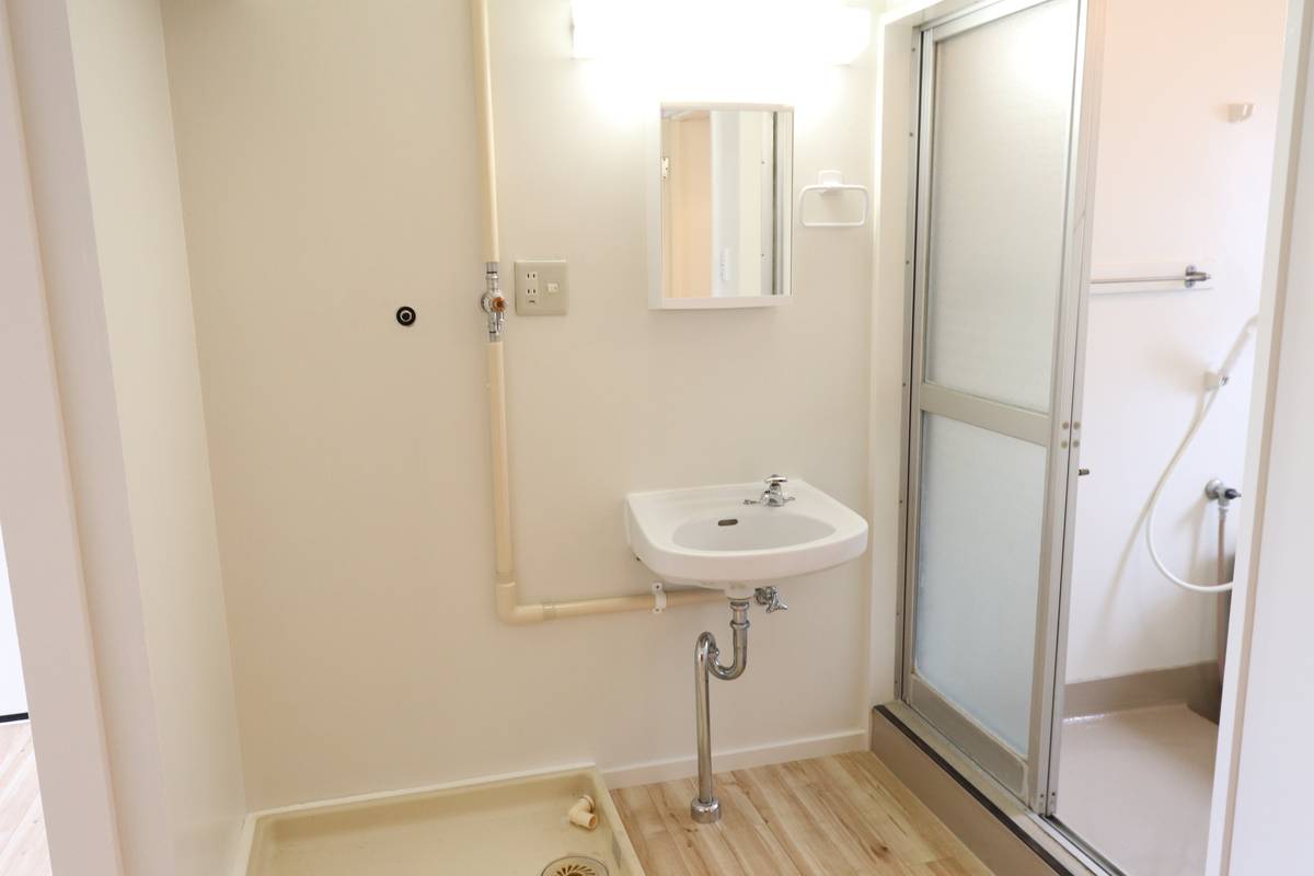Ruang Rias di Village House Jonan di Minami-ku