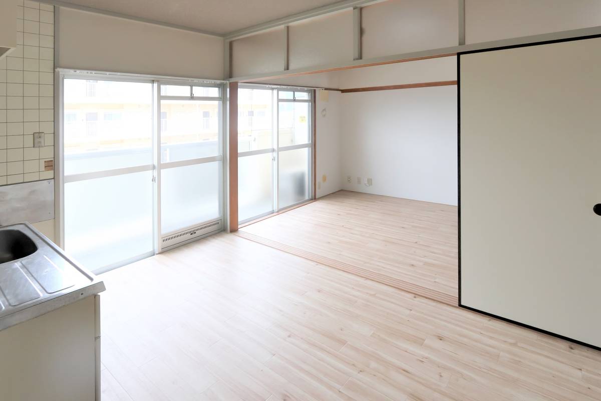 南区ビレッジハウス城南のリビング