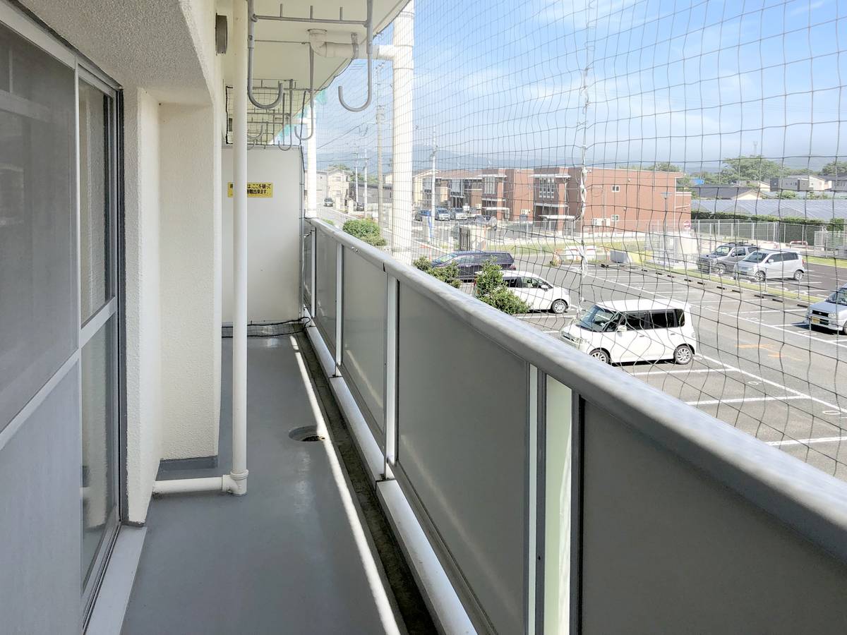 南区ビレッジハウス城南のバルコニー