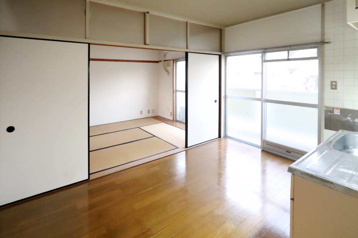 Phòng khách của Village House Kaita ở Iizuka-shi
