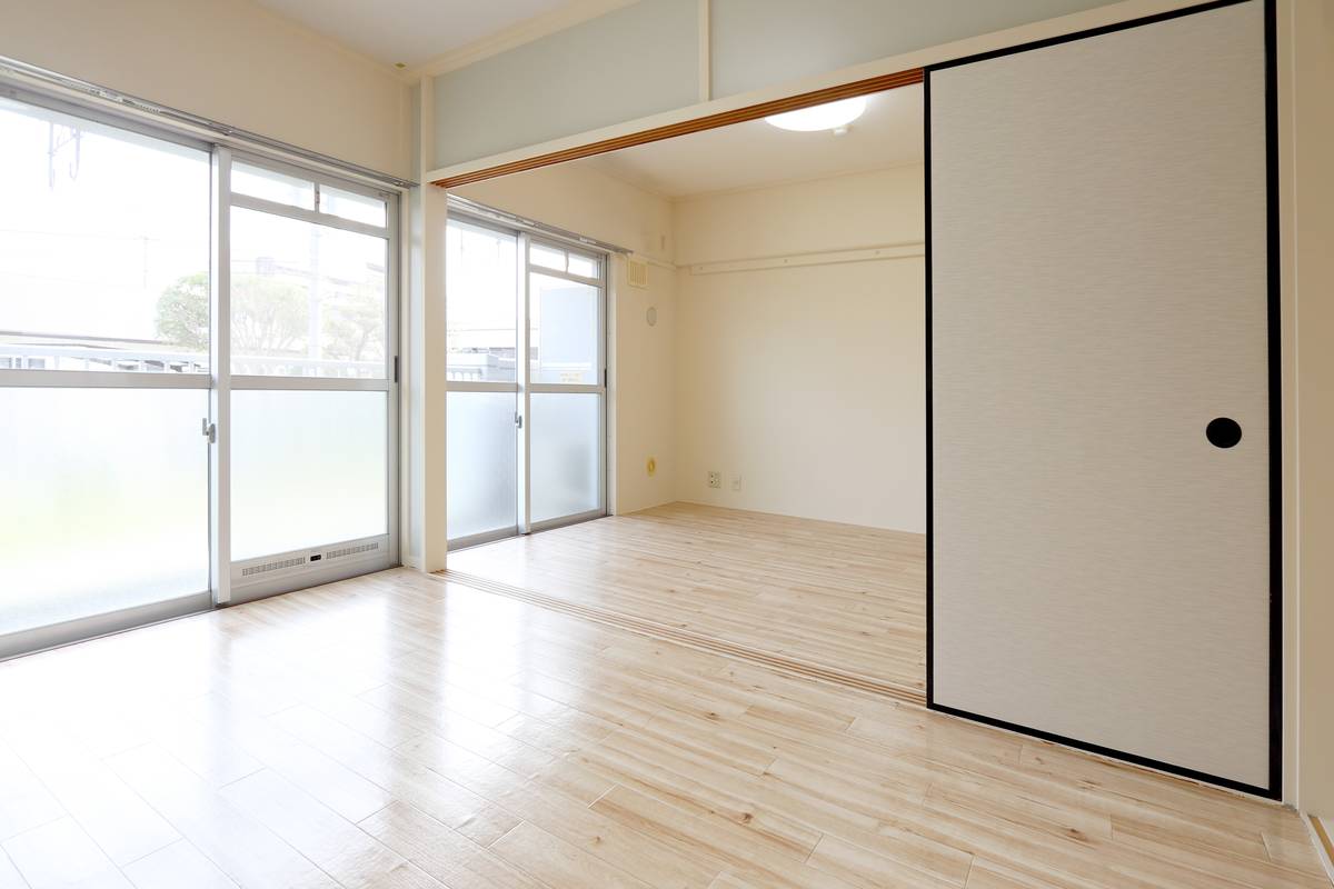 宇城市ビレッジハウス小川Ⅱのリビング