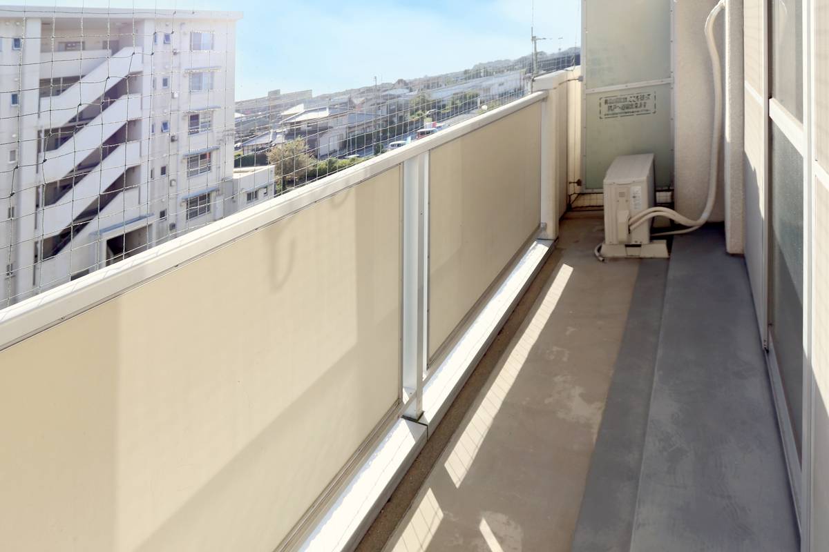 宇城市ビレッジハウス小川Ⅱのバルコニー