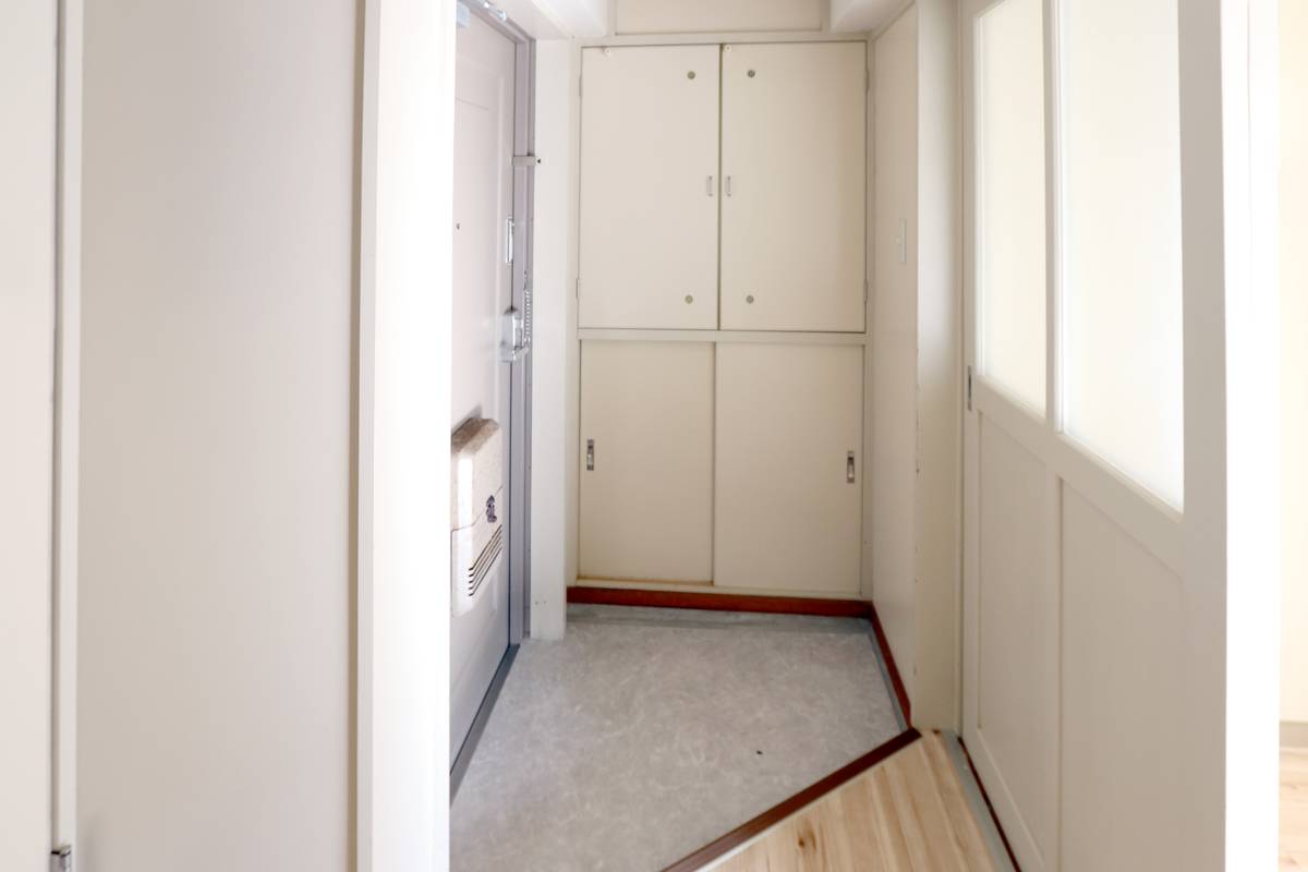 宇城市ビレッジハウス小川Ⅱの玄関