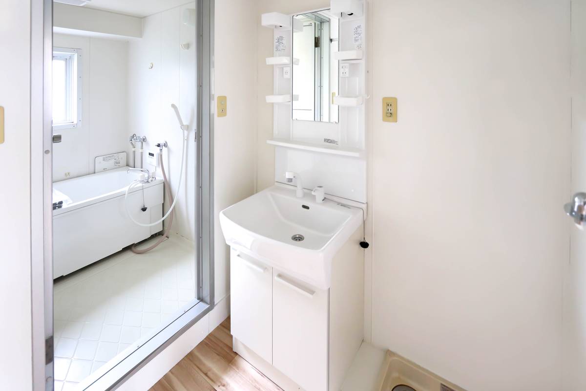 Bồn rửa mặt của Village House Shirakawa ở Omuta-shi