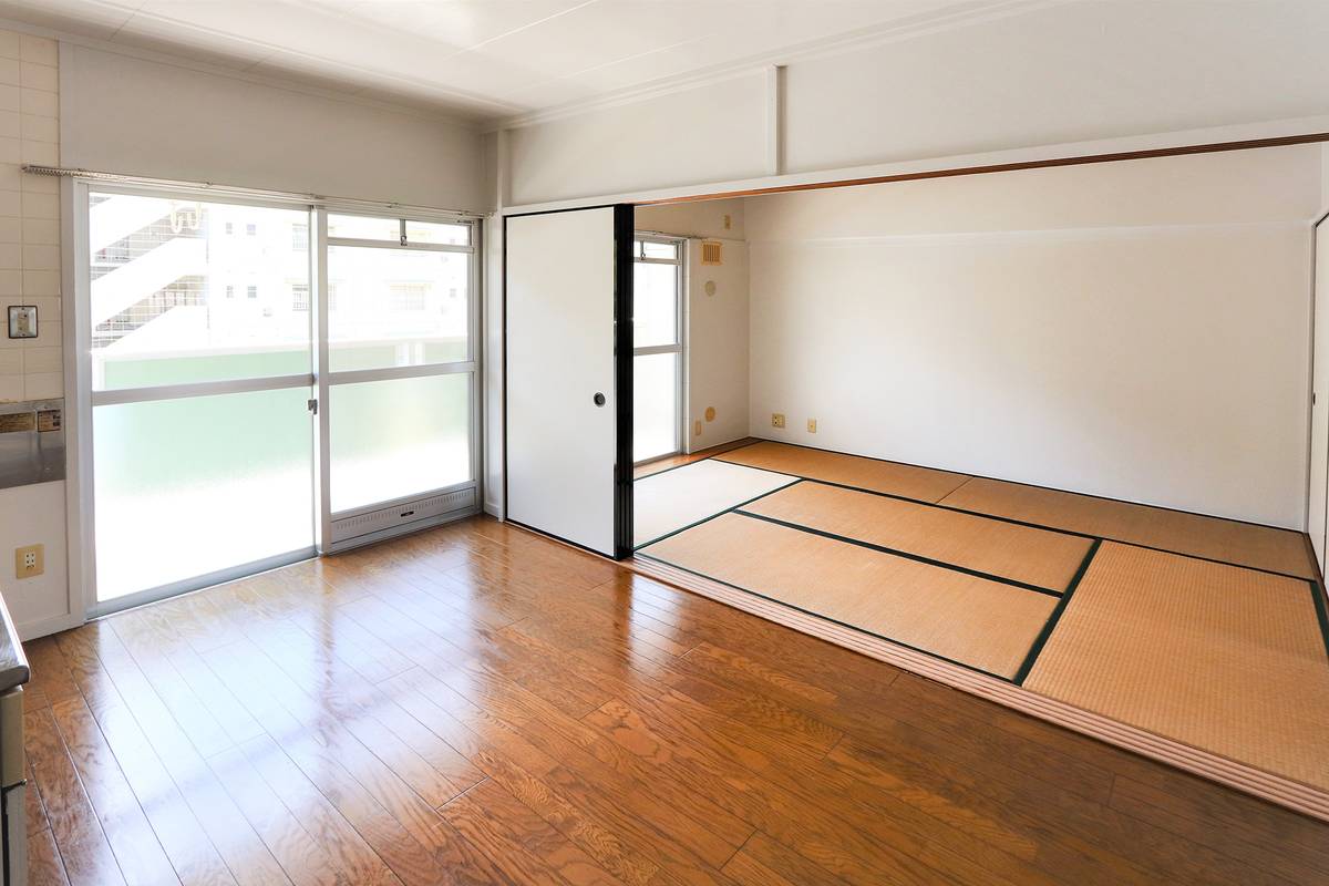 Ruang Tamu di Village House Egami di Sasebo-shi