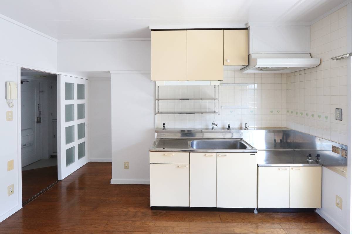 Dapur di Village House Egami di Sasebo-shi