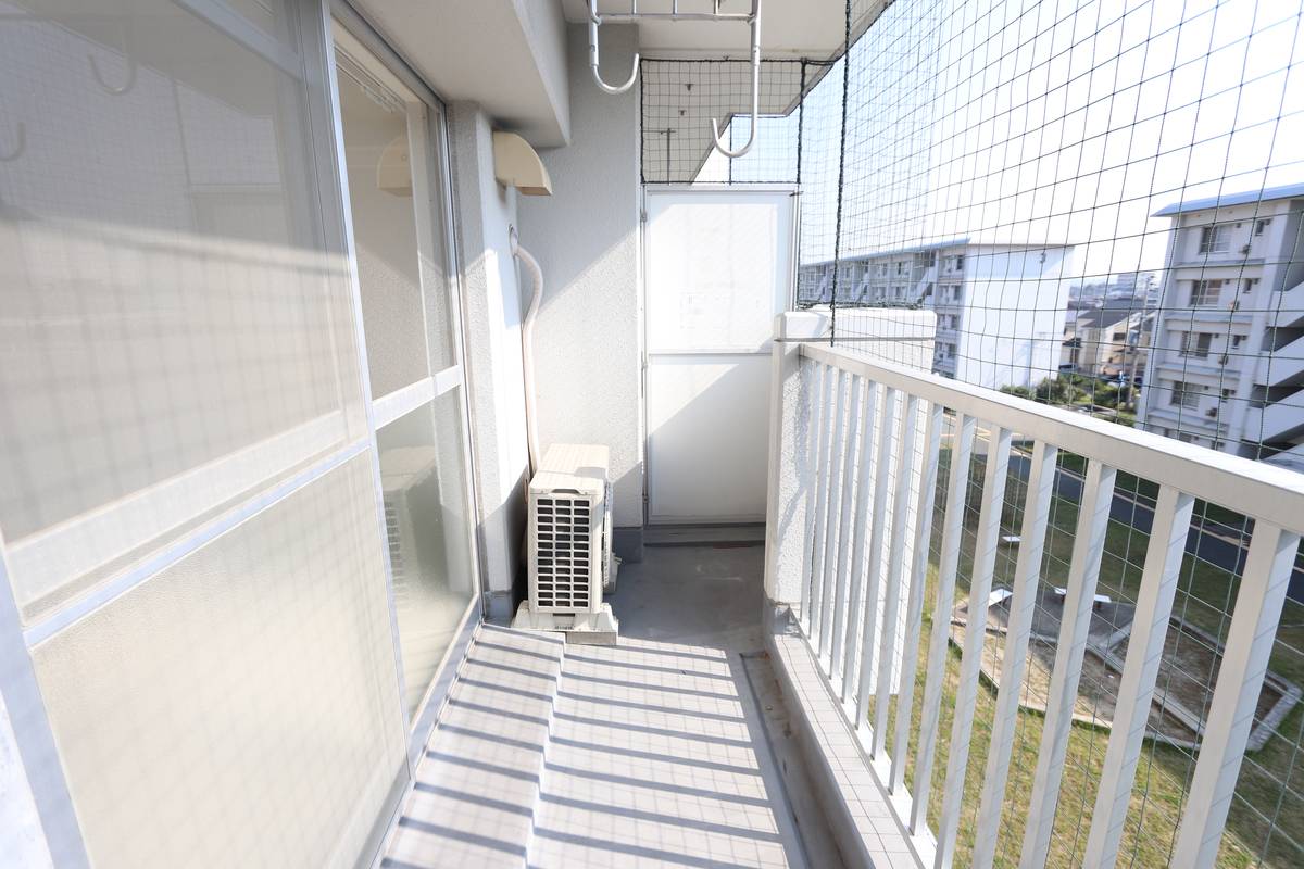 位于大牟田市的Village House 小浜的阳台