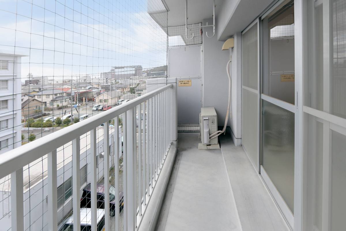 西区ビレッジハウス春日Ⅱのバルコニー