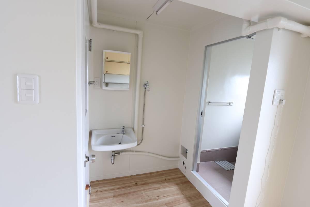 Bồn rửa mặt của Village House Moji Shiranoe ở Moji-ku