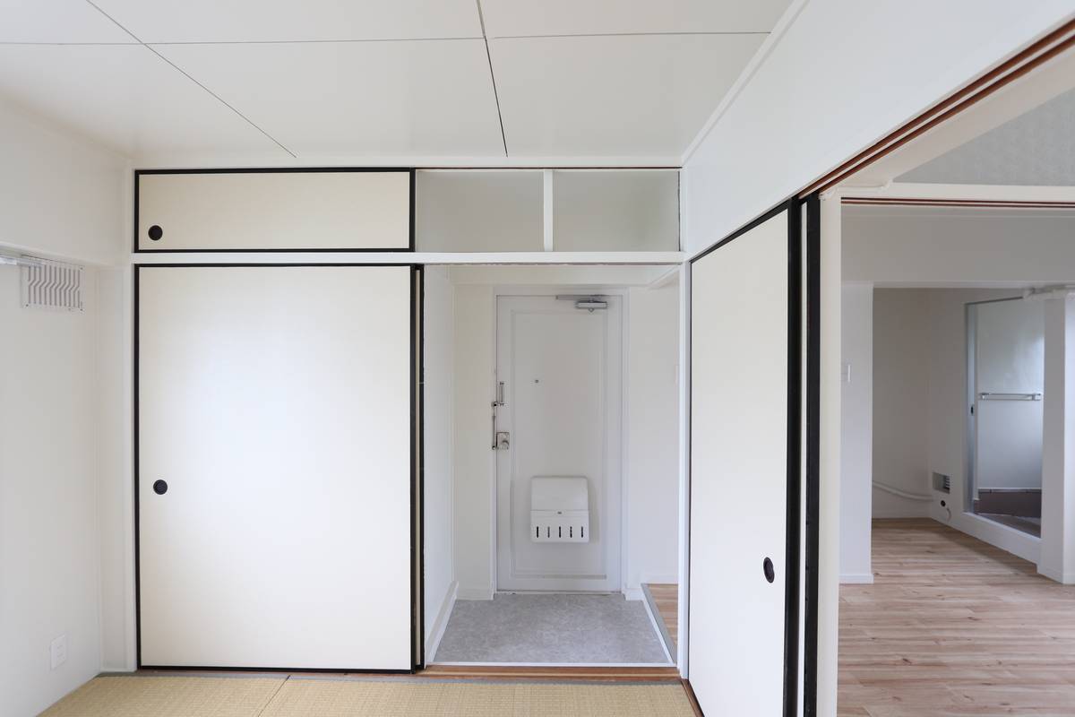 Khu vực cửa ra vào Village House Moji Shiranoe ở Moji-ku