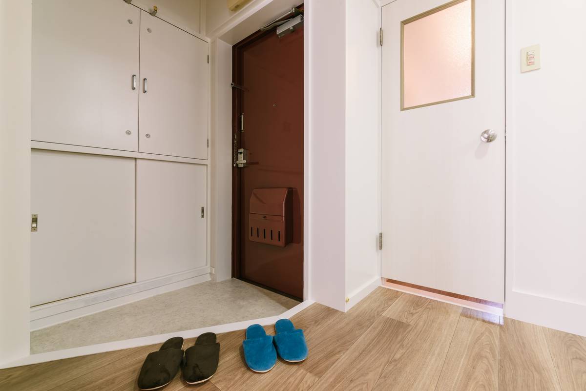 Apartment Entrance in Village House Nishihara in Nakagami-gun