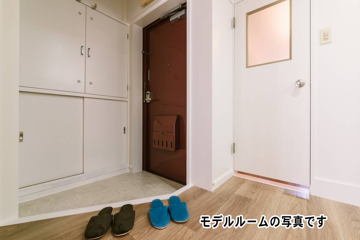 Entrada do apartamento de Village House Nishihara em Nakagami-gun