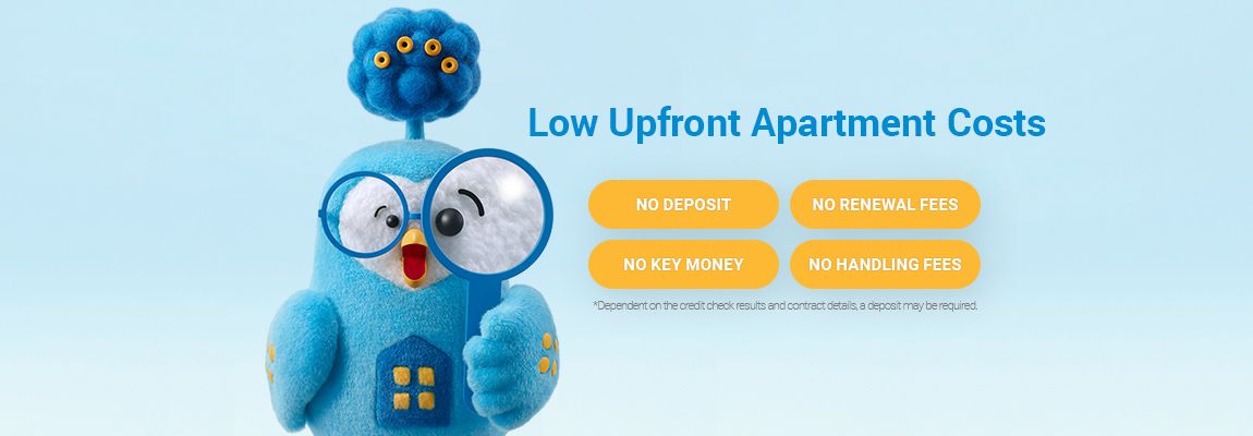 Low Upfront Apartment Costs