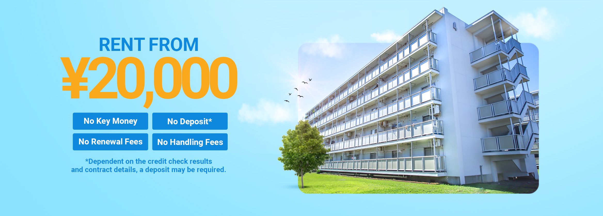 Low Upfront Apartment Costs