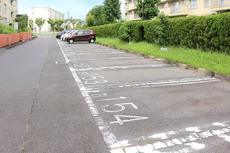 Parking lot of Village House Sasagawa in Yokkaichi-shi