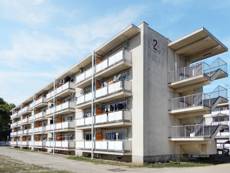 井原市ビレッジハウス木之子の建物外観