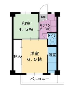 2K floorplan of Village House Takabayashi in Ota-shi