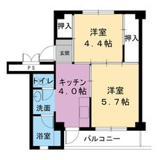 2K denah lantai Village House Awakura di Fujinomiya-shi