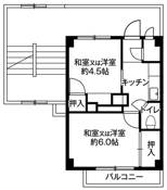 2K floorplan of Village House Mizumoto in Muroran-shi