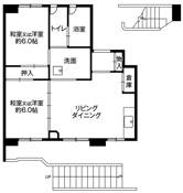 2LDK floorplan of Village House Horomui in Iwamizawa-shi
