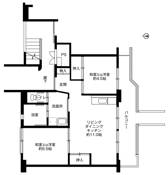 2LDK floorplan of Village House Asaba in Fukuroi-shi