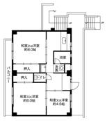 3DK floorplan of Village House Tsuda in Toyohashi-shi