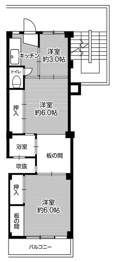 Planta 3K Village House Kisabe em Katano-shi